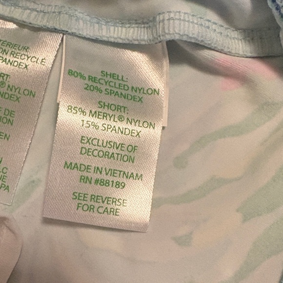 Lily Pulitzer Aila Hydra Blue Dandy Lions Print Skort - Size XL - Picture 6 of 6